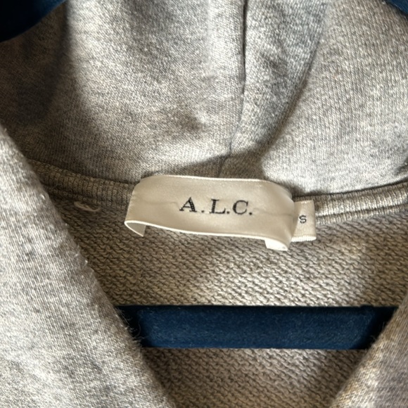 A.L.C. Cropped gray hoodie - size small - Picture 3 of 4